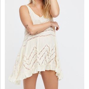 Free People Viole & Lace Trapeze Slip